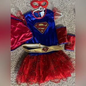 Superhero Kids Costume Set - Blue and Red